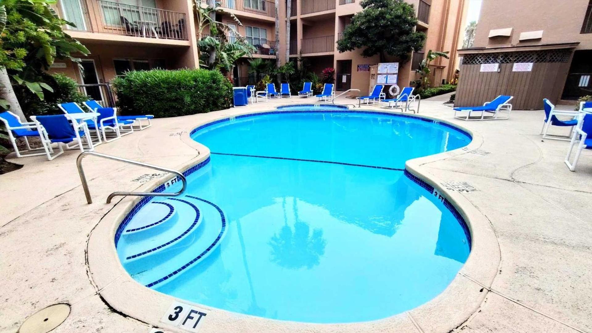 Beachview 110 Condo Pulau Padre Selatan Bagian luar foto